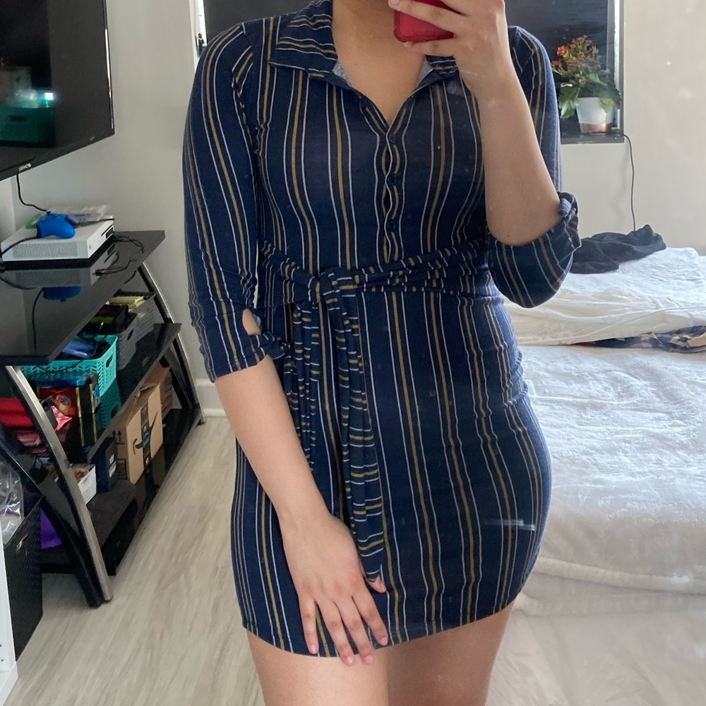 Stripped Dress - Picture 3 of 3